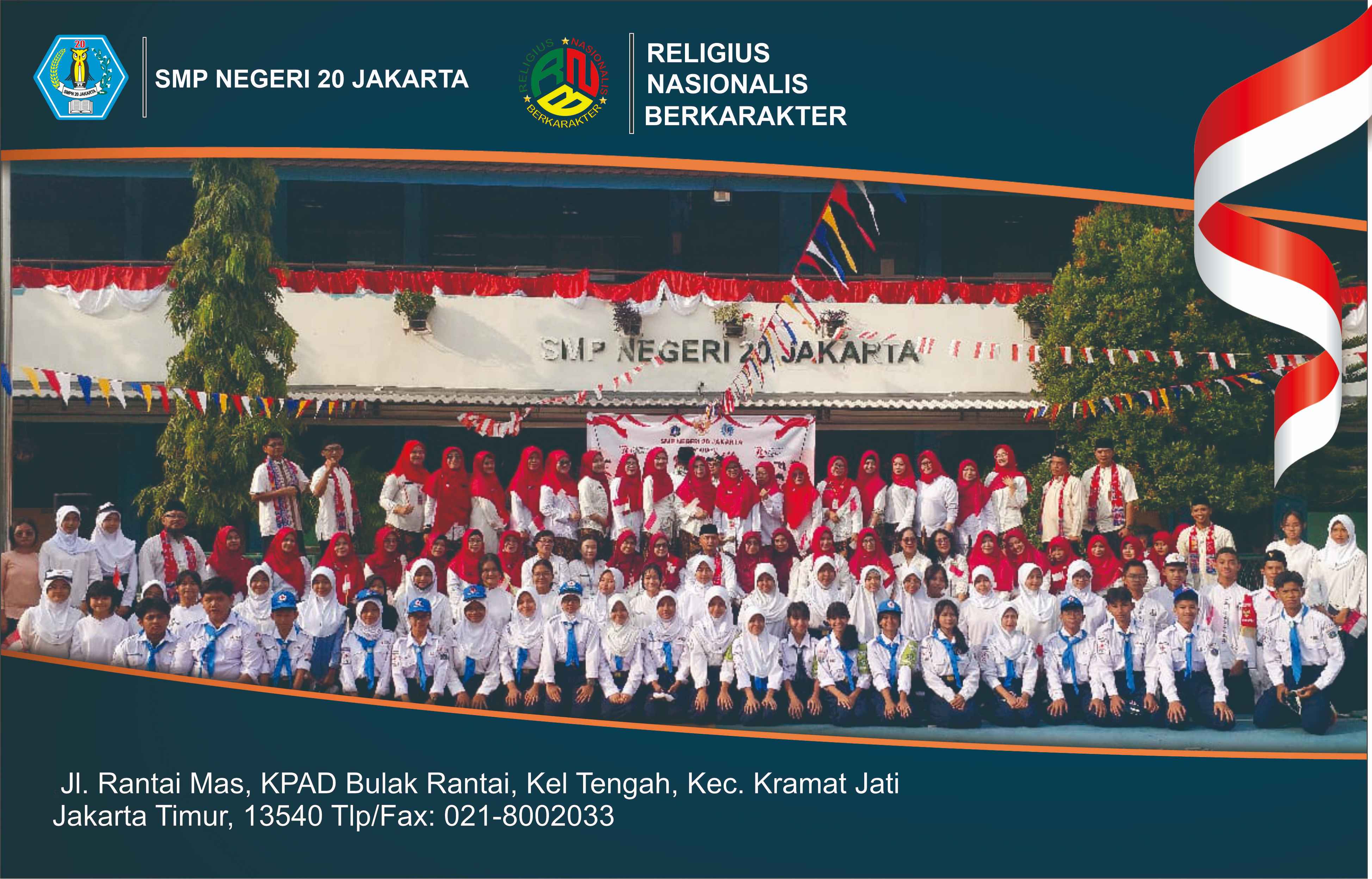 Peringatan HUT RI ke 79 SMPN 20 Jakarta